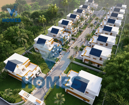 Builders in Palakkad V3 Homes FelizCasa Phase I 20 Builders in Palakkad Feliz casaG3