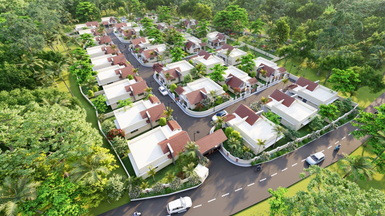 Best Gated Community Villa in kerala V3Homes